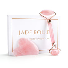 Load image into Gallery viewer, Quartz Jade Roller &amp; Gua Sha
