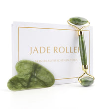 Load image into Gallery viewer, Green Jade Roller &amp; Gua Sha
